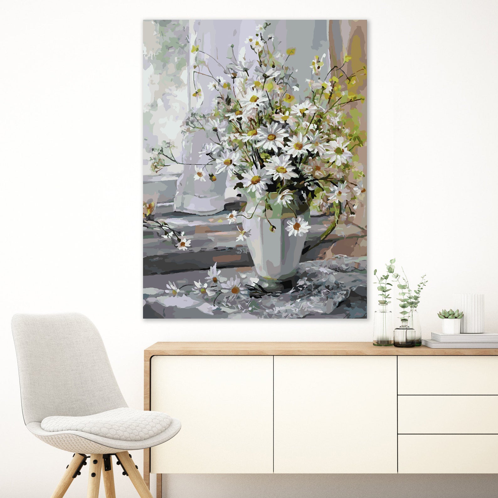 Peinture par numéros - Fleurs dans un vase 4377