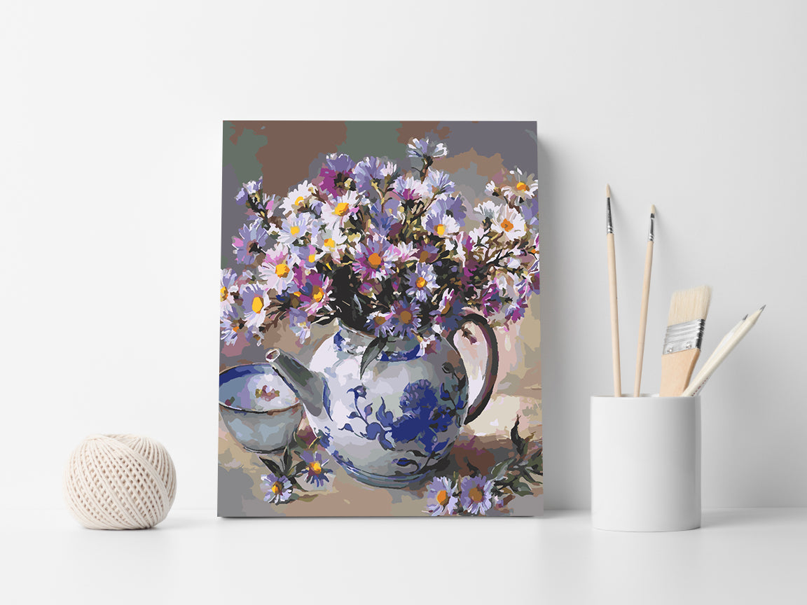 Pictura pe numere - Flori în Vază 4392