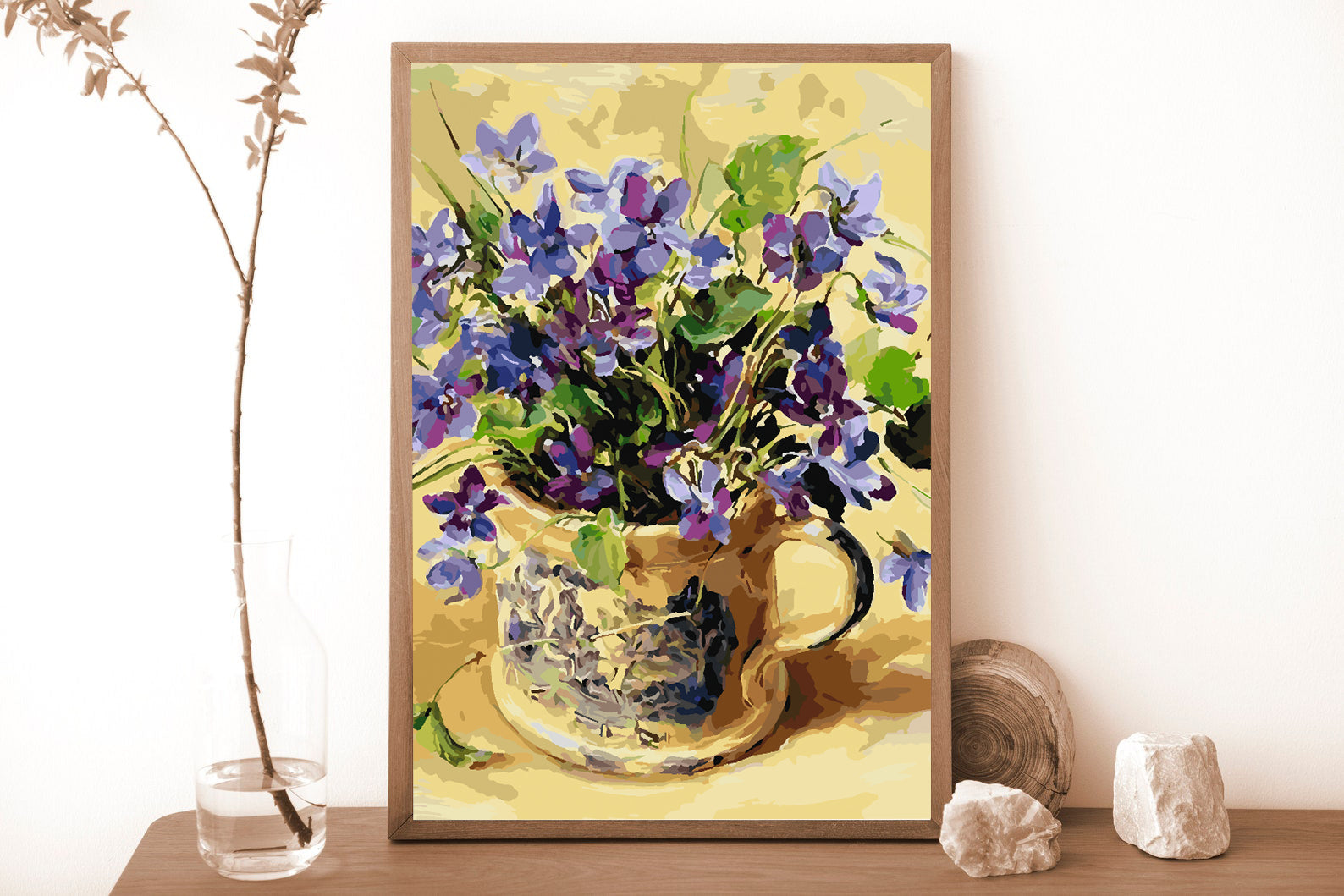 Peinture par numéros - Fleurs dans un vase 4393