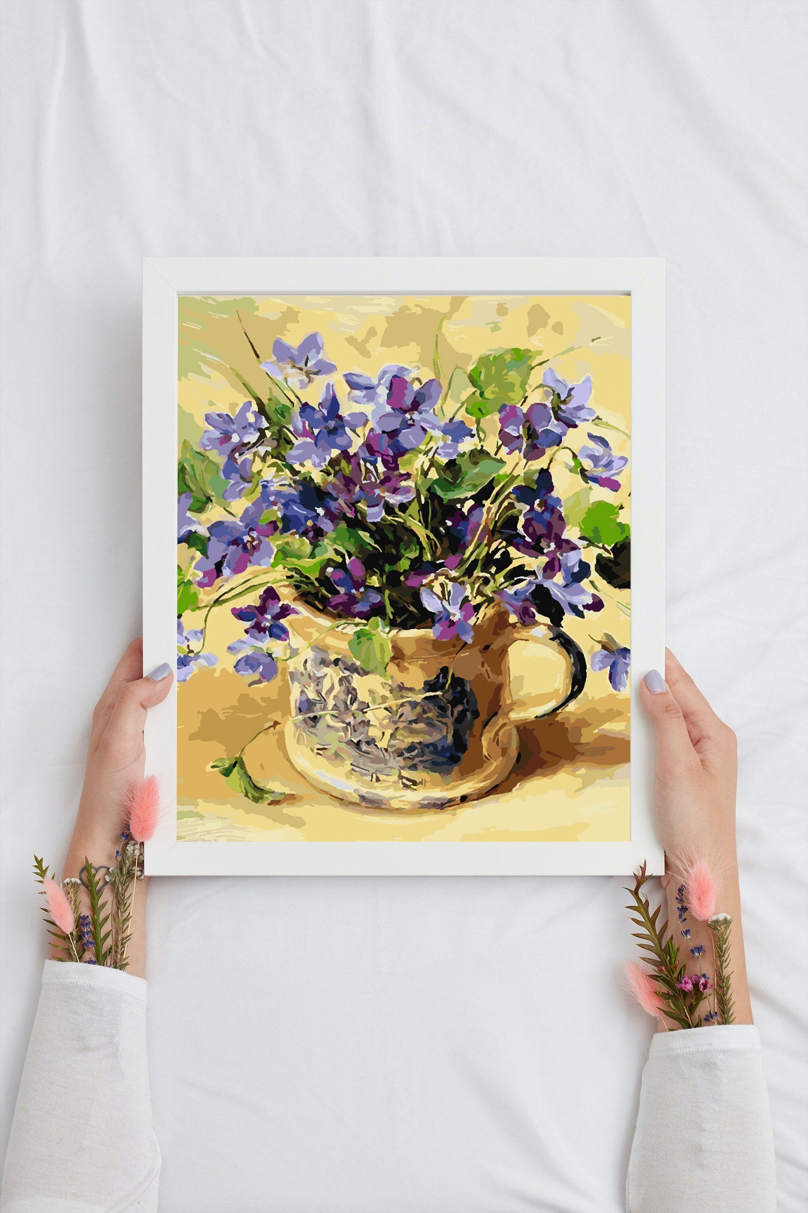 Peinture par numéros - Fleurs dans un vase 4393