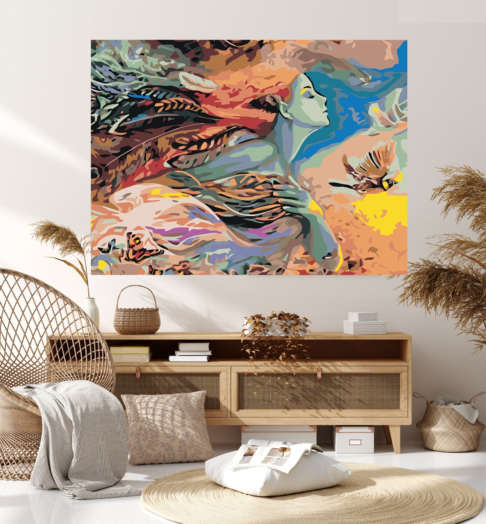 Peinture par numéros - Fille volante 4400