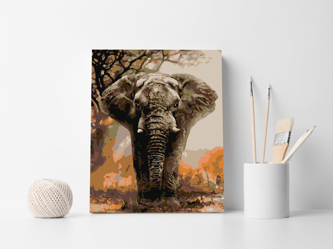 Pictura pe numere - Elefant 4406