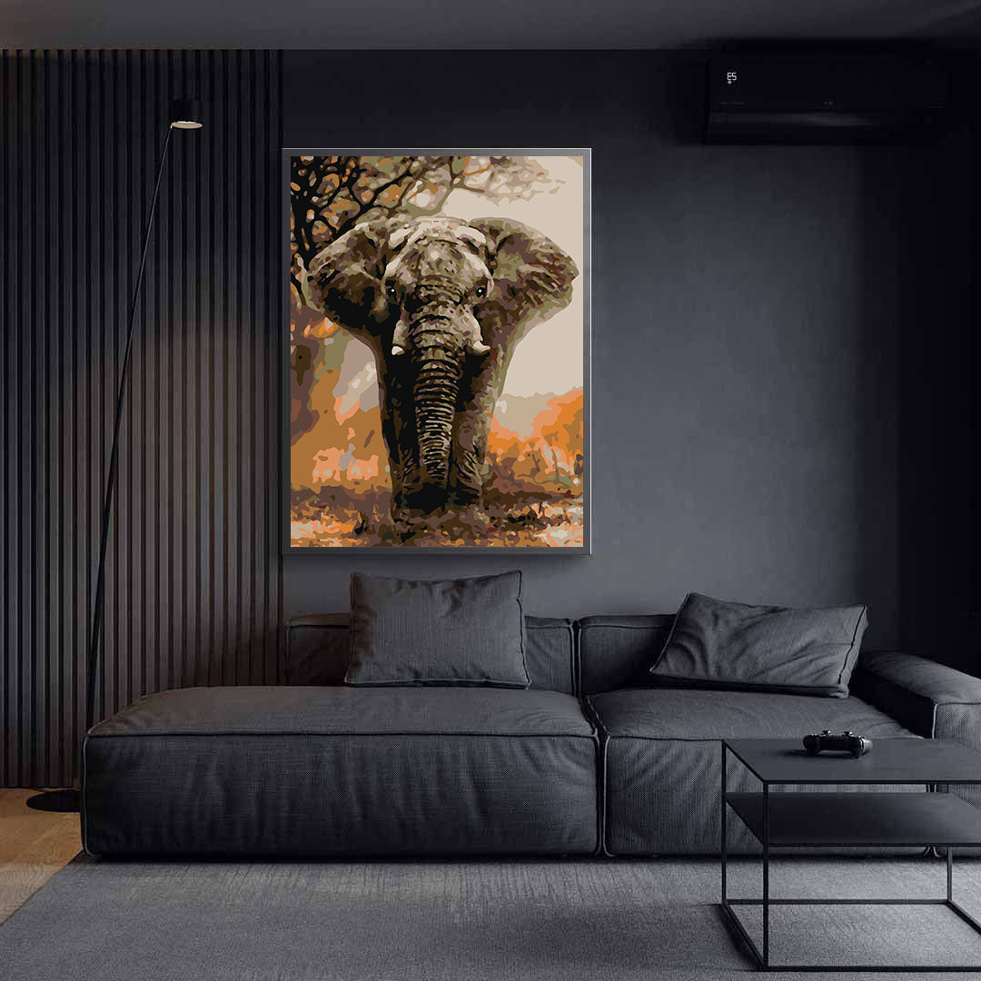 Pictura pe numere - Elefant 4406