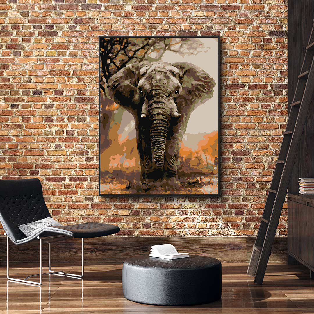 Pictura pe numere - Elefant 4406