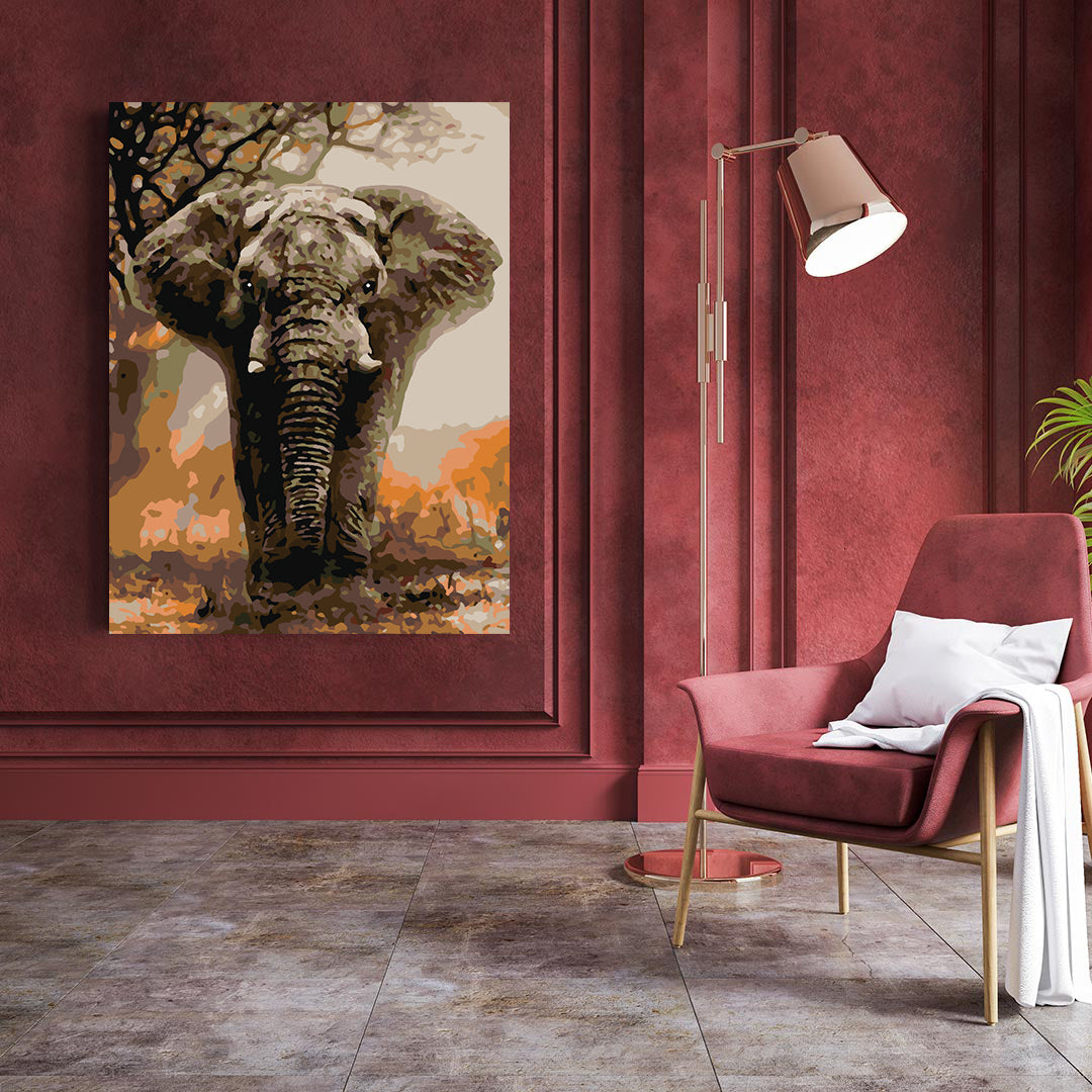 Pictura pe numere - Elefant 4406