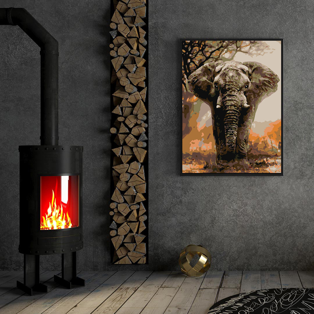 Pictura pe numere - Elefant 4406