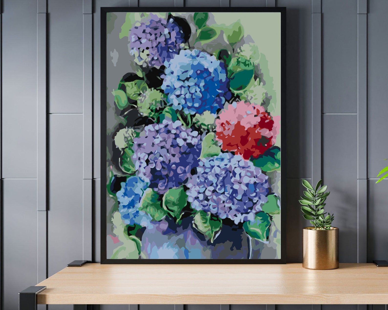 Pictura pe numere - Flori 4427