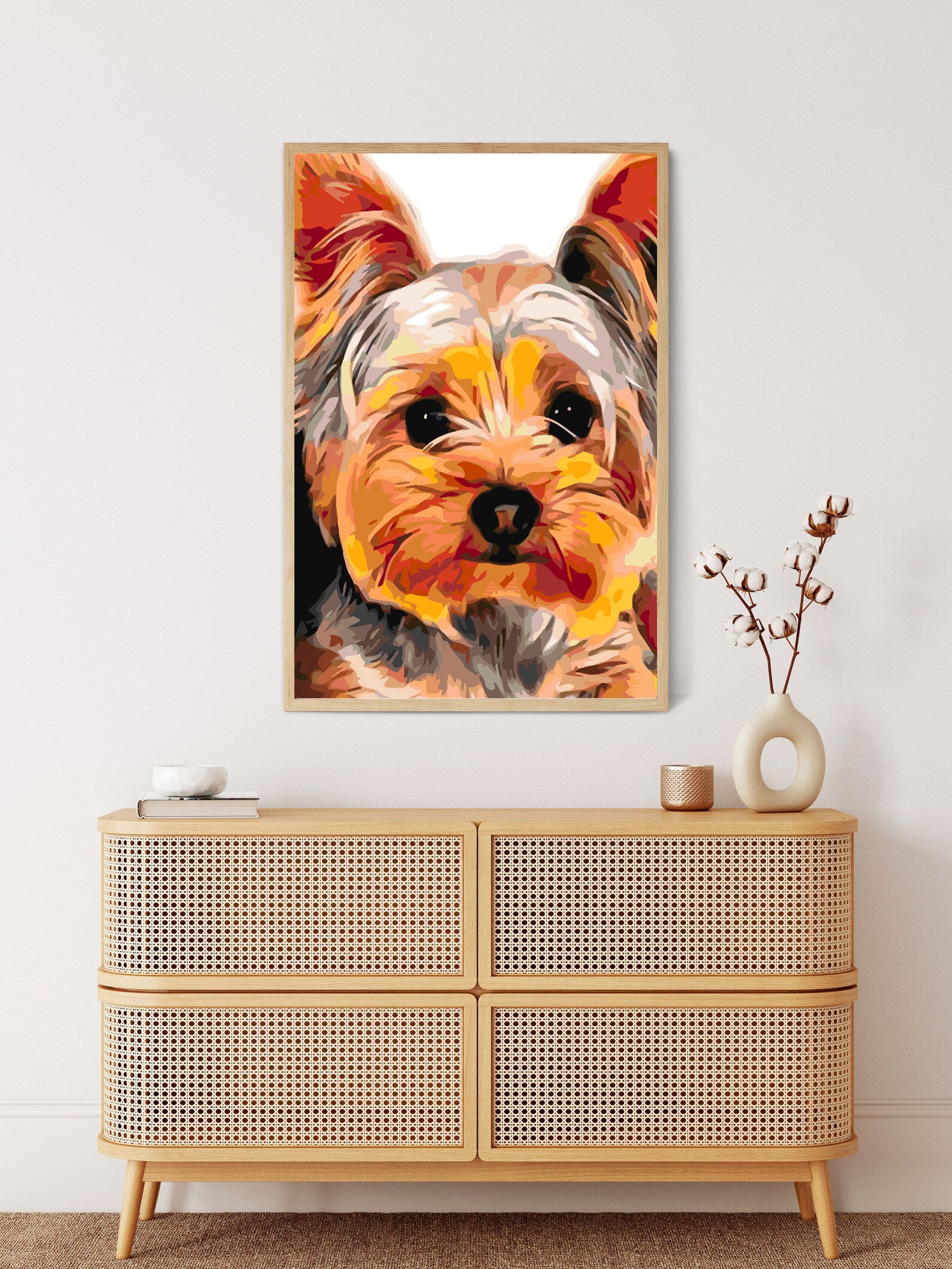Pictura pe numere - York Terrier 4428