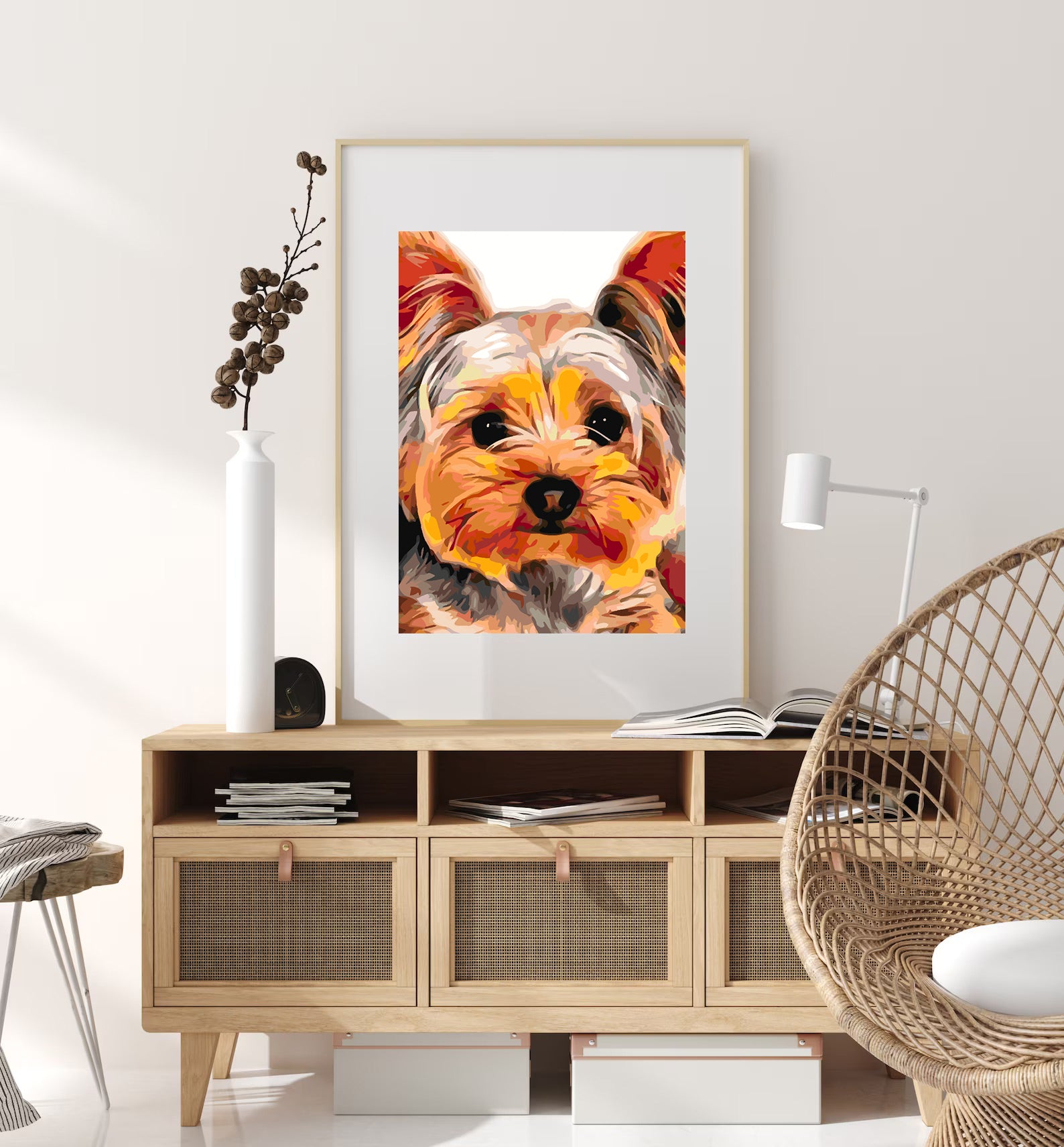 Pictura pe numere - York Terrier 4428