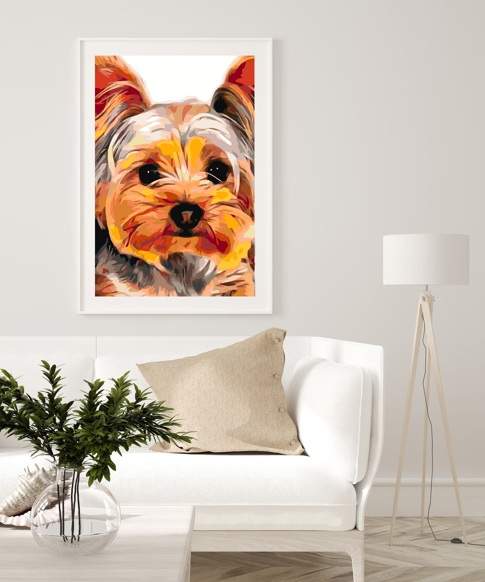 Pictura pe numere - York Terrier 4428