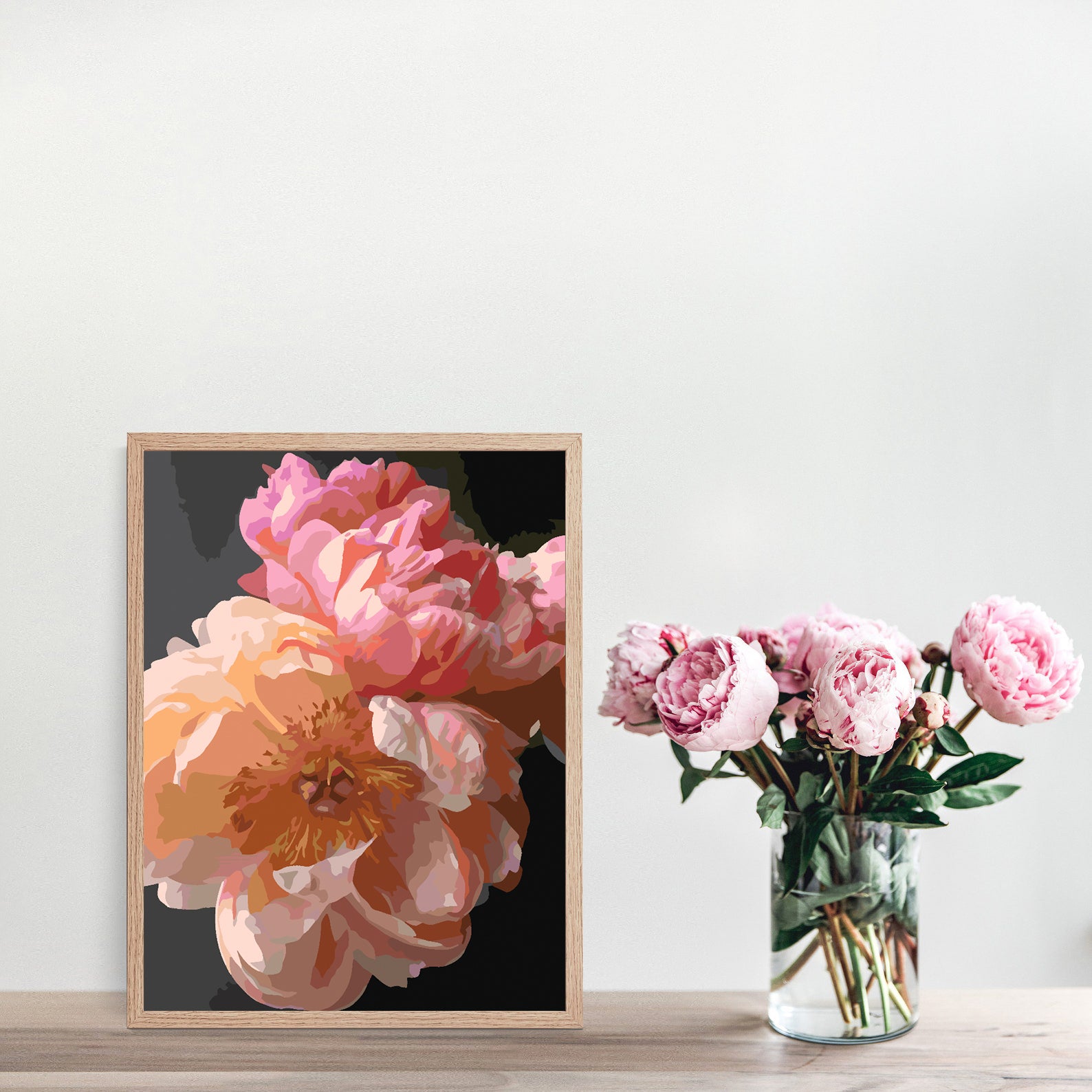 Peinture par numéros - Fleurs 4430