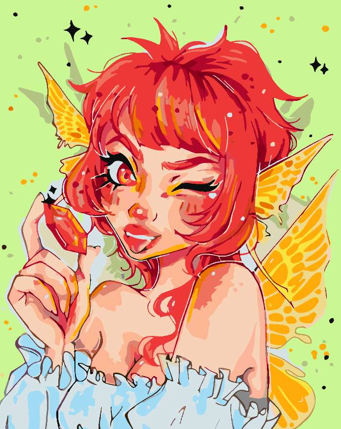 Pictura pe numere - Zână Magică 4432