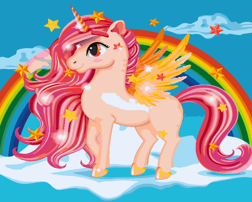 Pictura pe numere - Little Ponny 4440