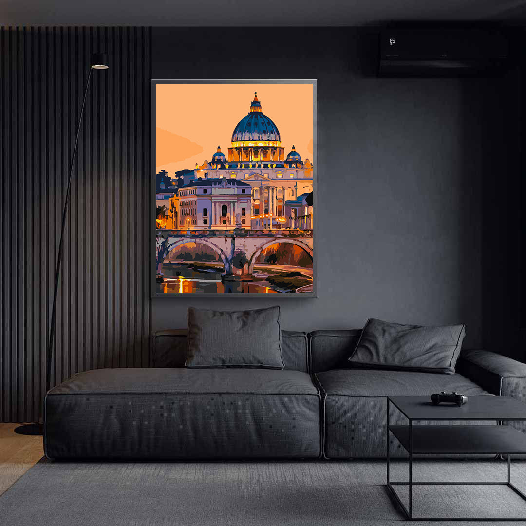 Pictura pe numere - Basilica Sfântul Petru 4455