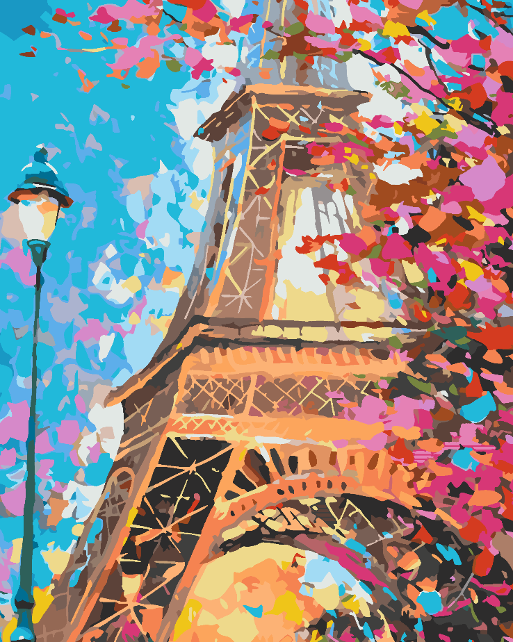 Pictura pe numere - Turnul Eiffel 4458