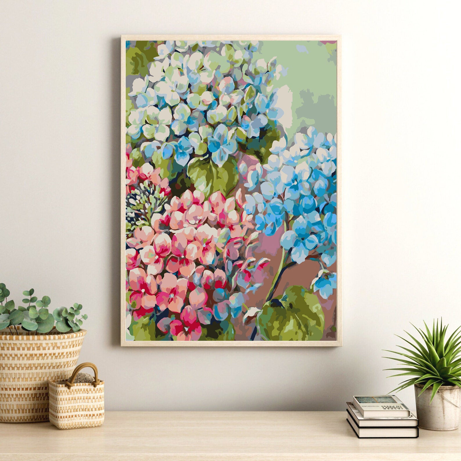 Pictura pe numere - Flori 4462