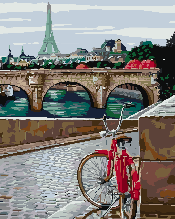 Pictura pe numere - Zi Ploioasă la Paris 4463