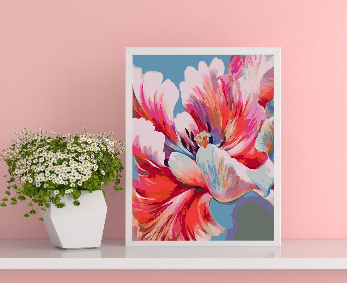 Pictura pe numere - Flori 4464
