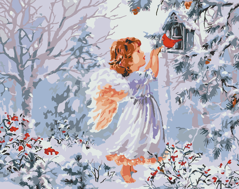 Peinture par numéros - Ange 4480