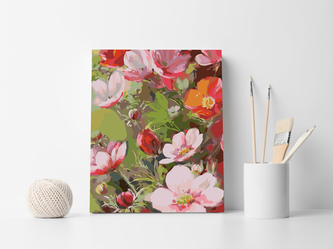 Peinture par numéros - Fleurs 4490