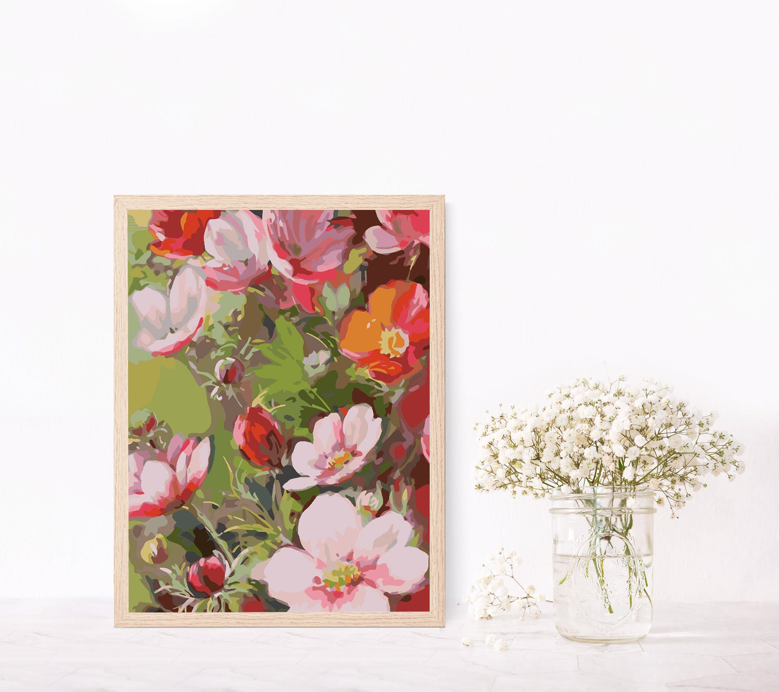 Peinture par numéros - Fleurs 4490