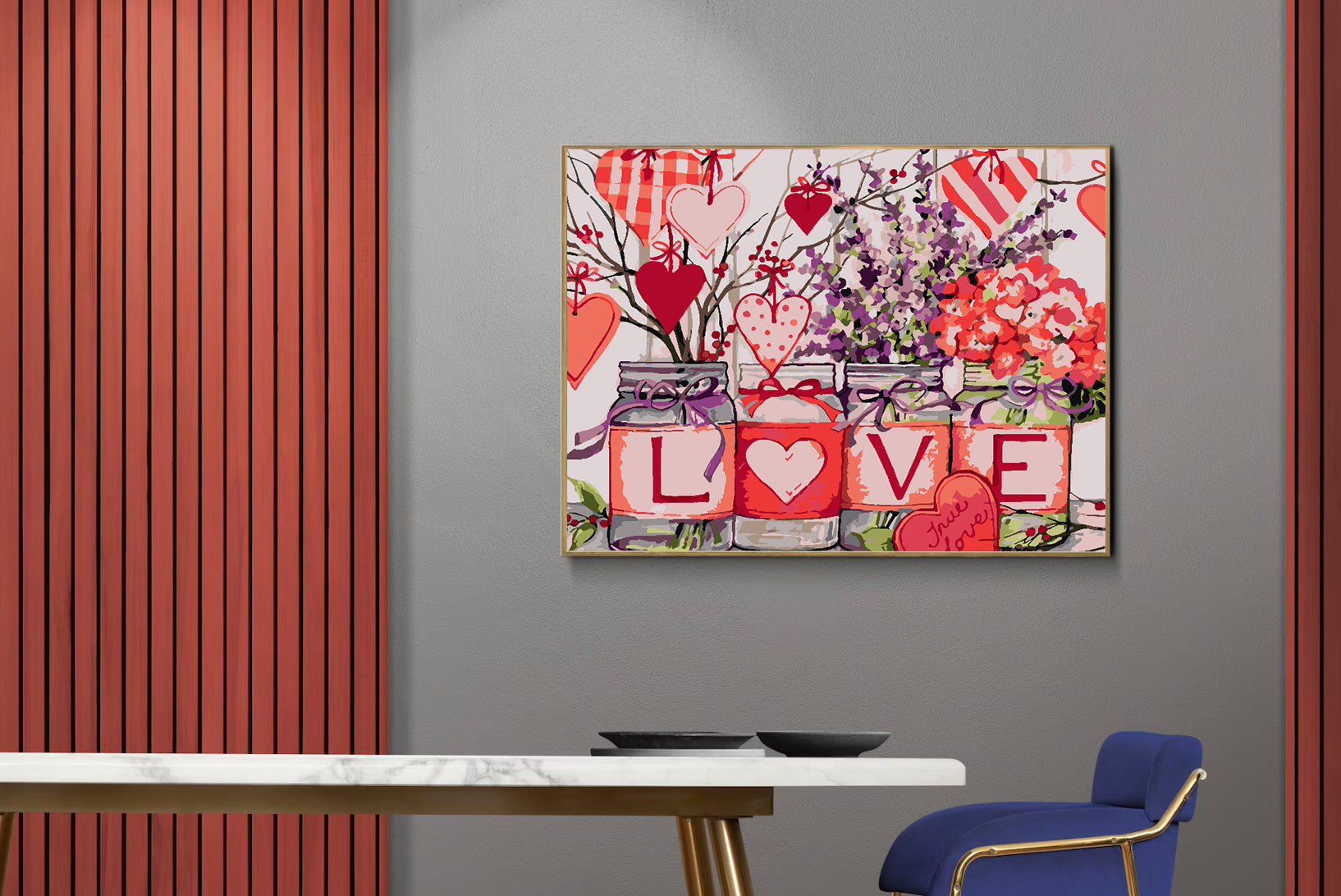 Peinture par numéros - Amour 4493