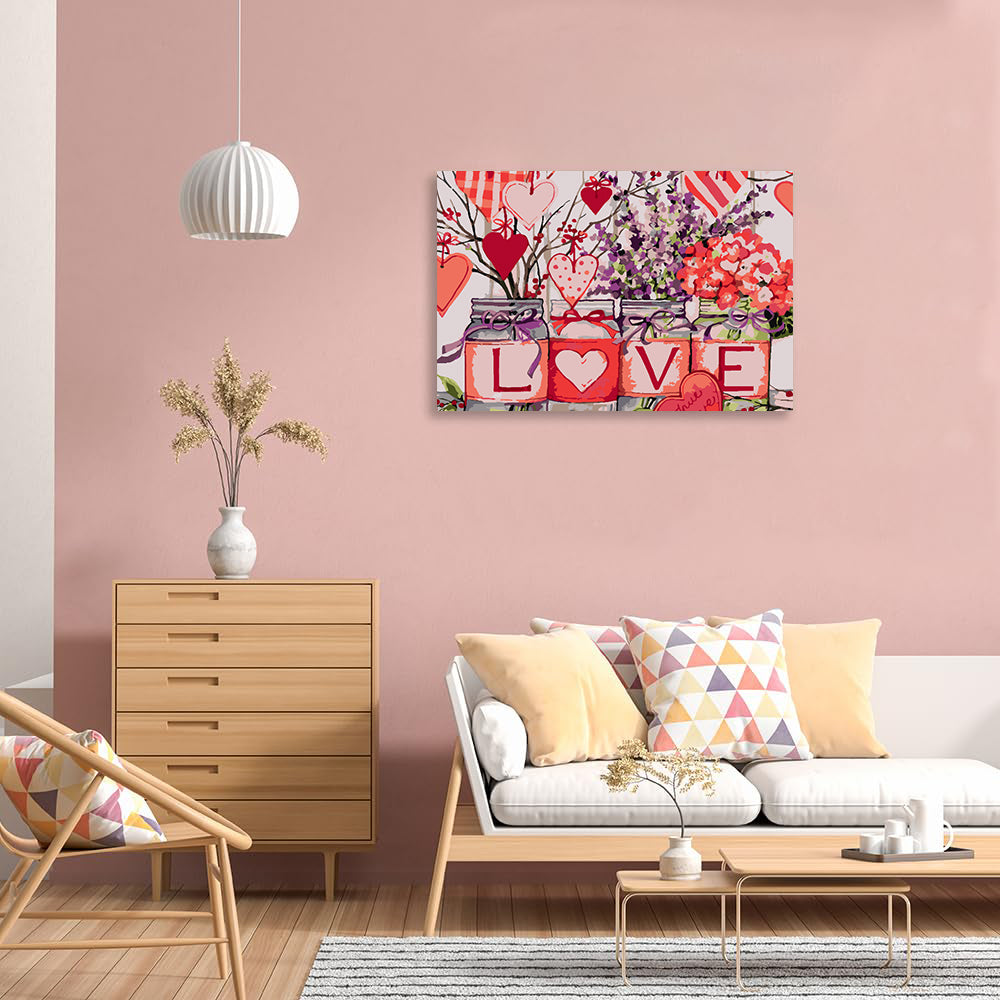Peinture par numéros - Amour 4493