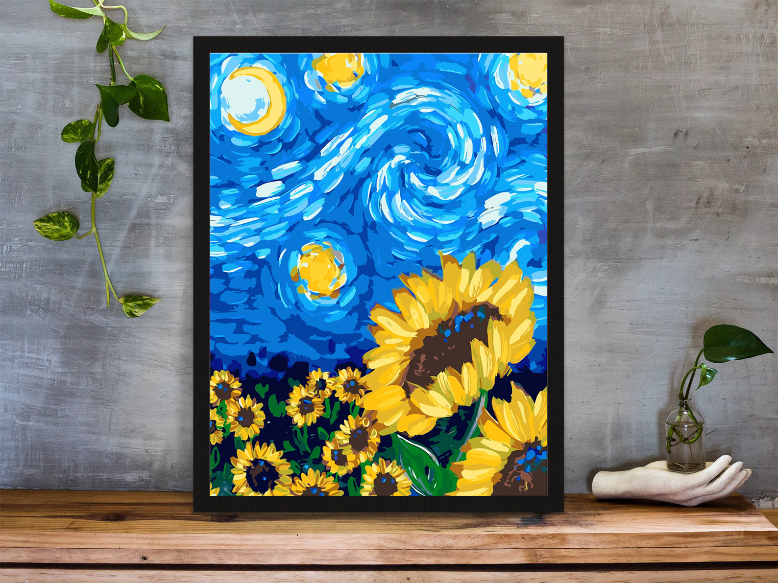 Pictura pe numere - Floarea Soarelui 4495