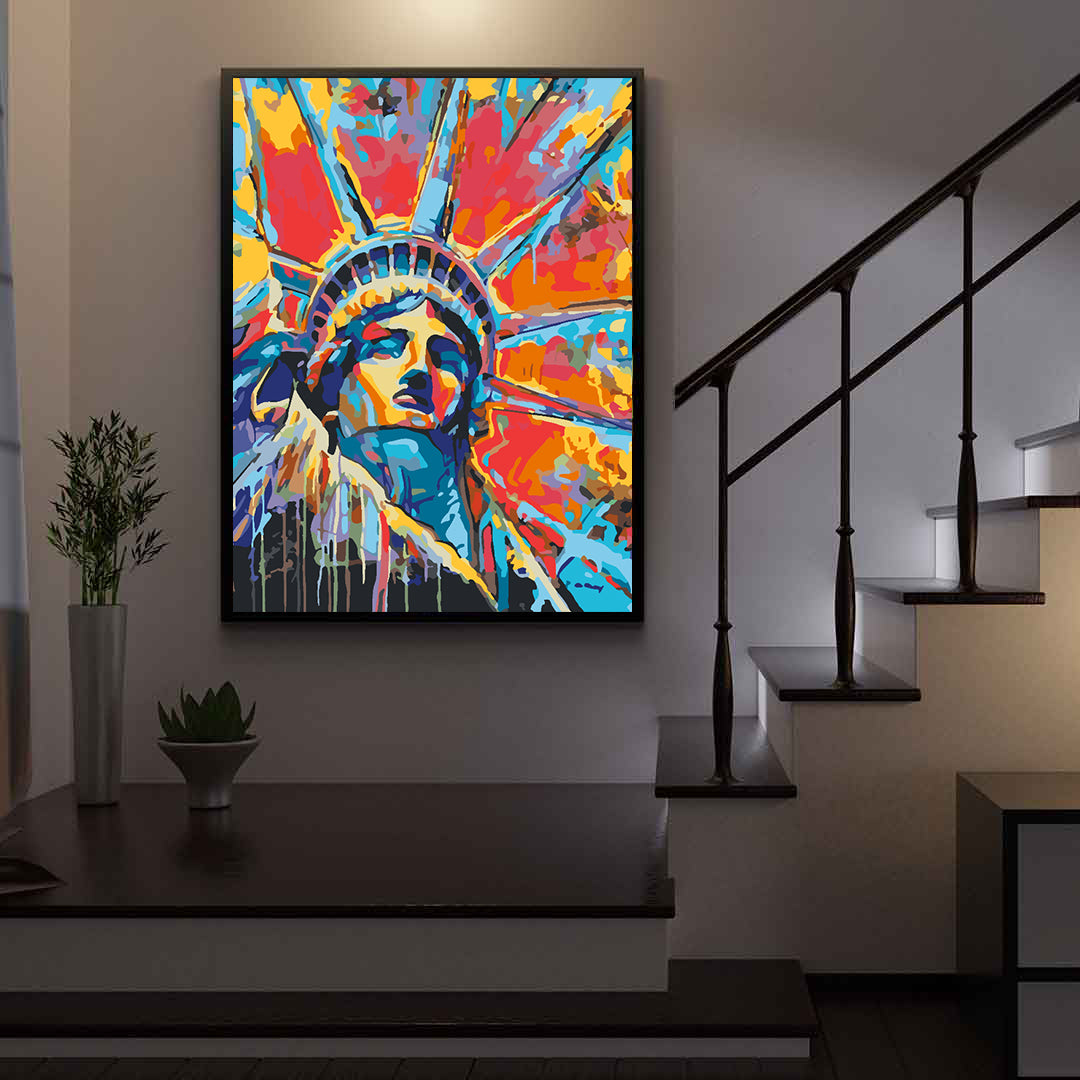 Peinture par numéros - Statue de la Liberté 4509