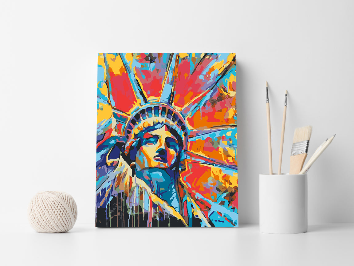Peinture par numéros - Statue de la Liberté 4509