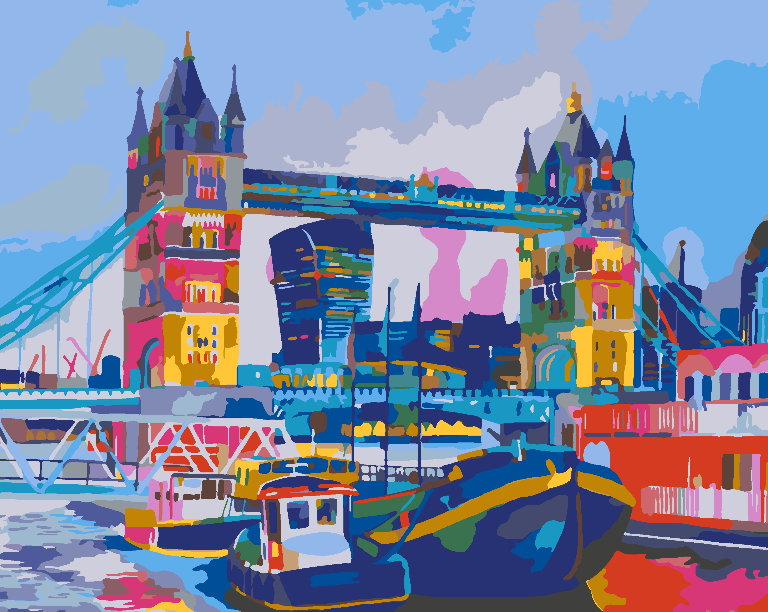 Pictura pe numere - Tower Bridge 4510