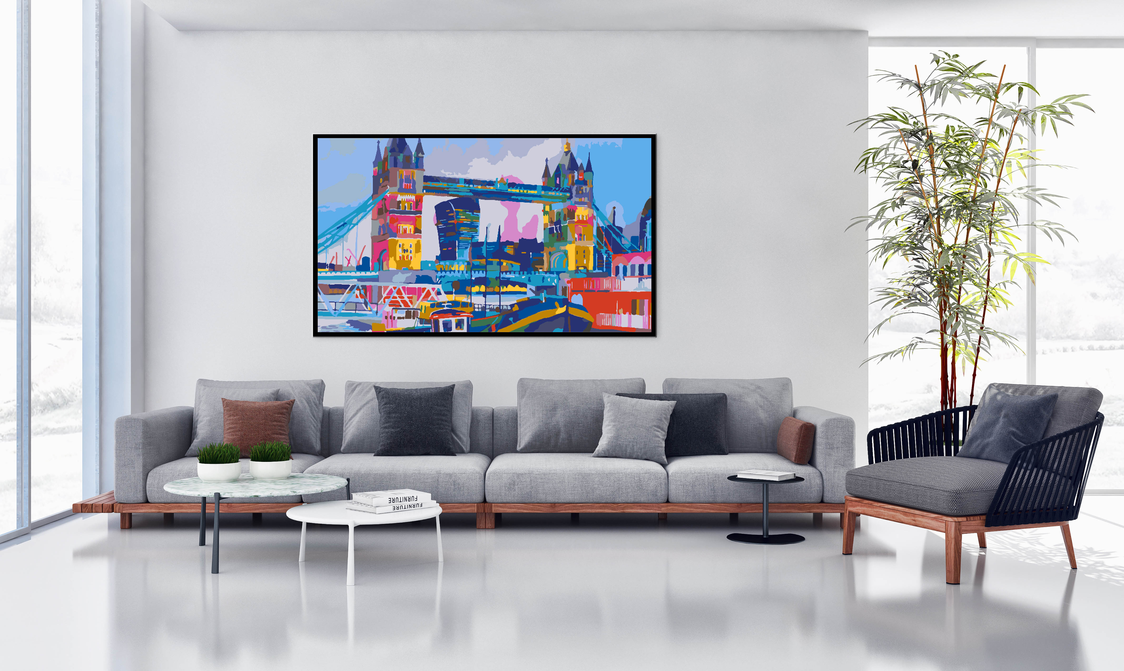 Pictura pe numere - Tower Bridge 4510
