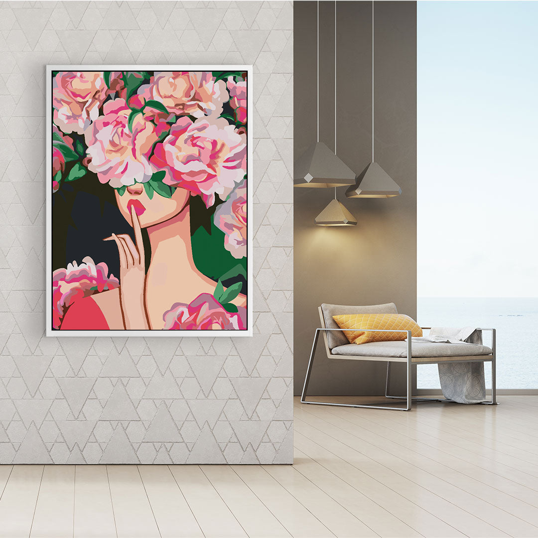 Peinture par numéros - Tête de fleur 4511