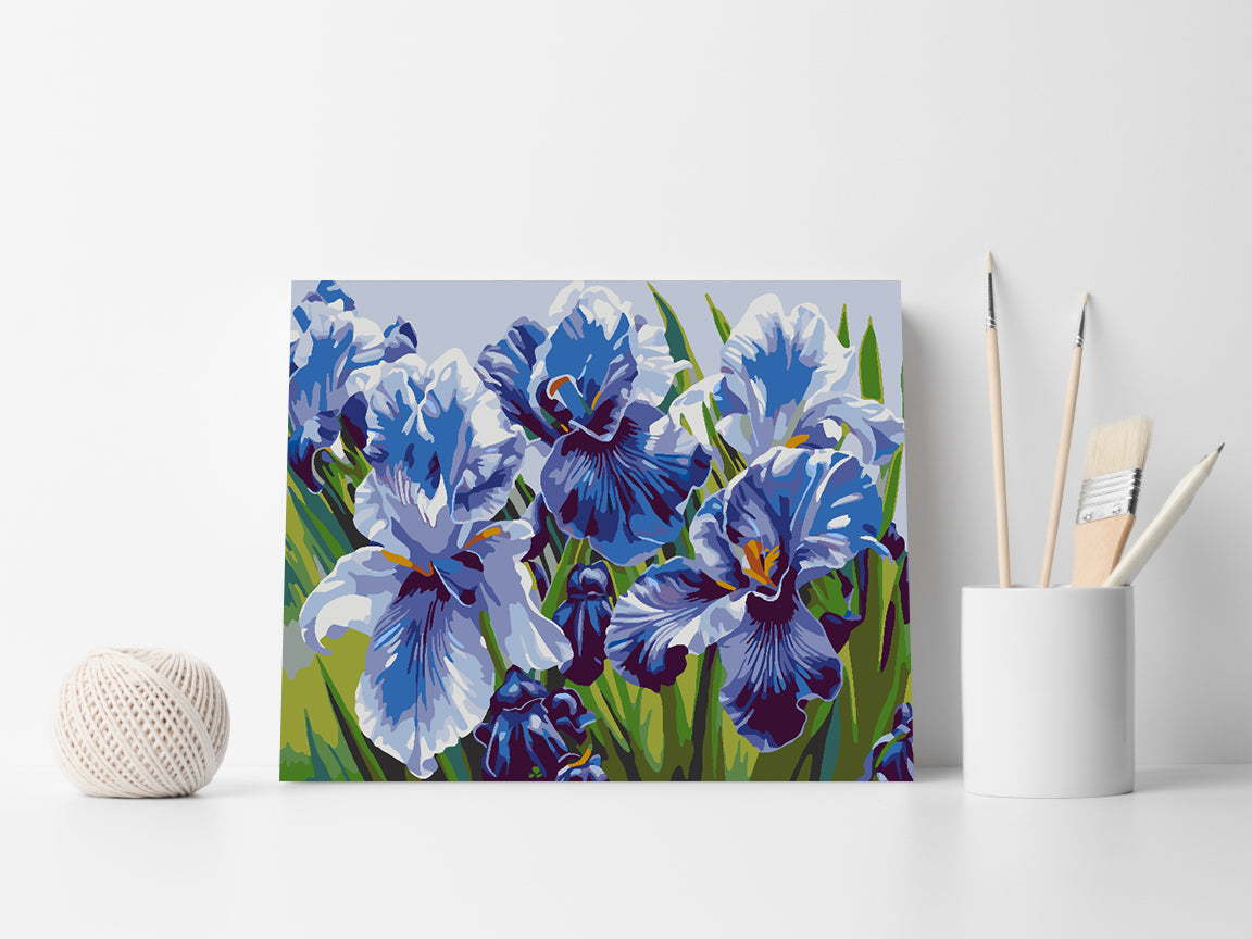 Pictura pe numere - Flori Violet 4514