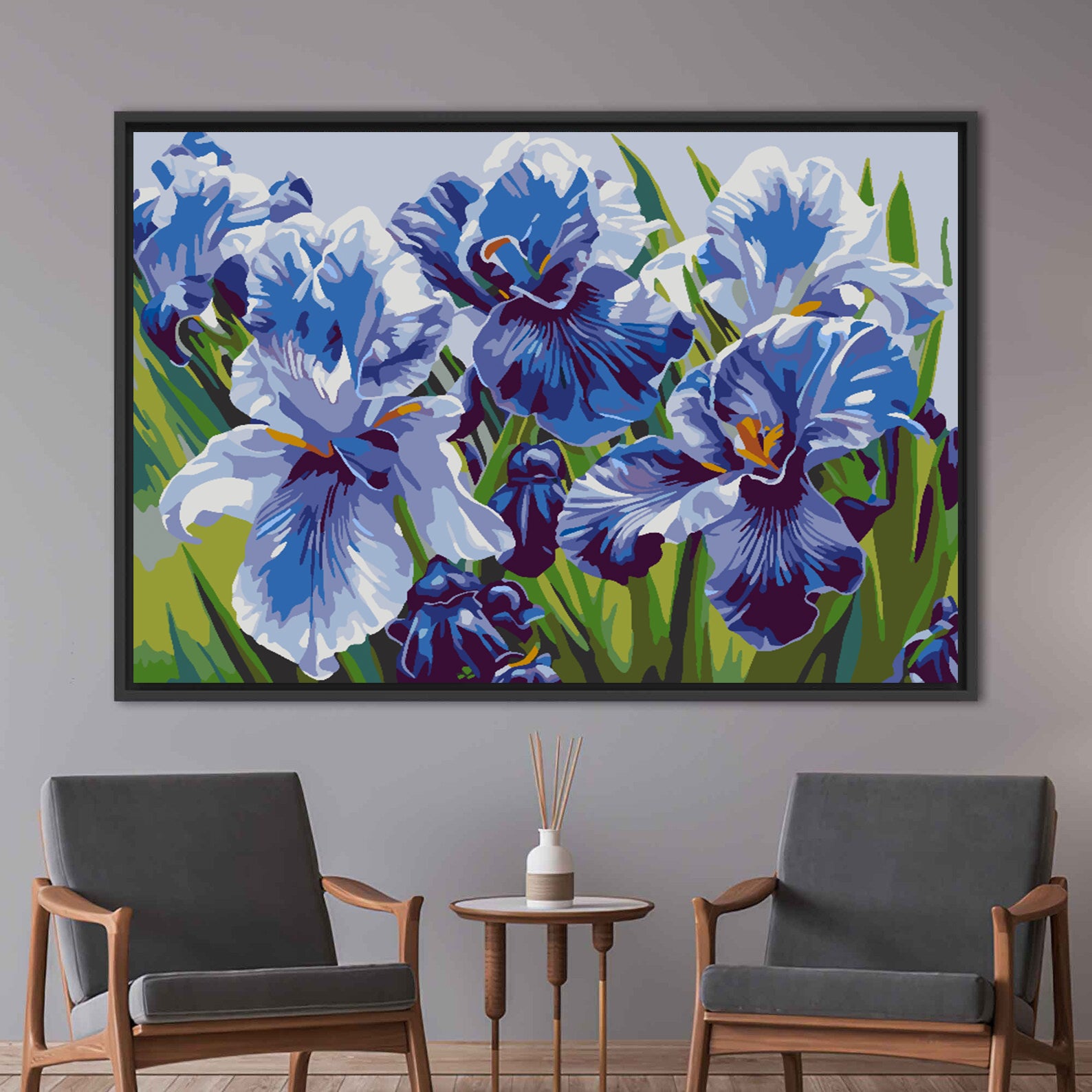 Pictura pe numere - Flori Violet 4514