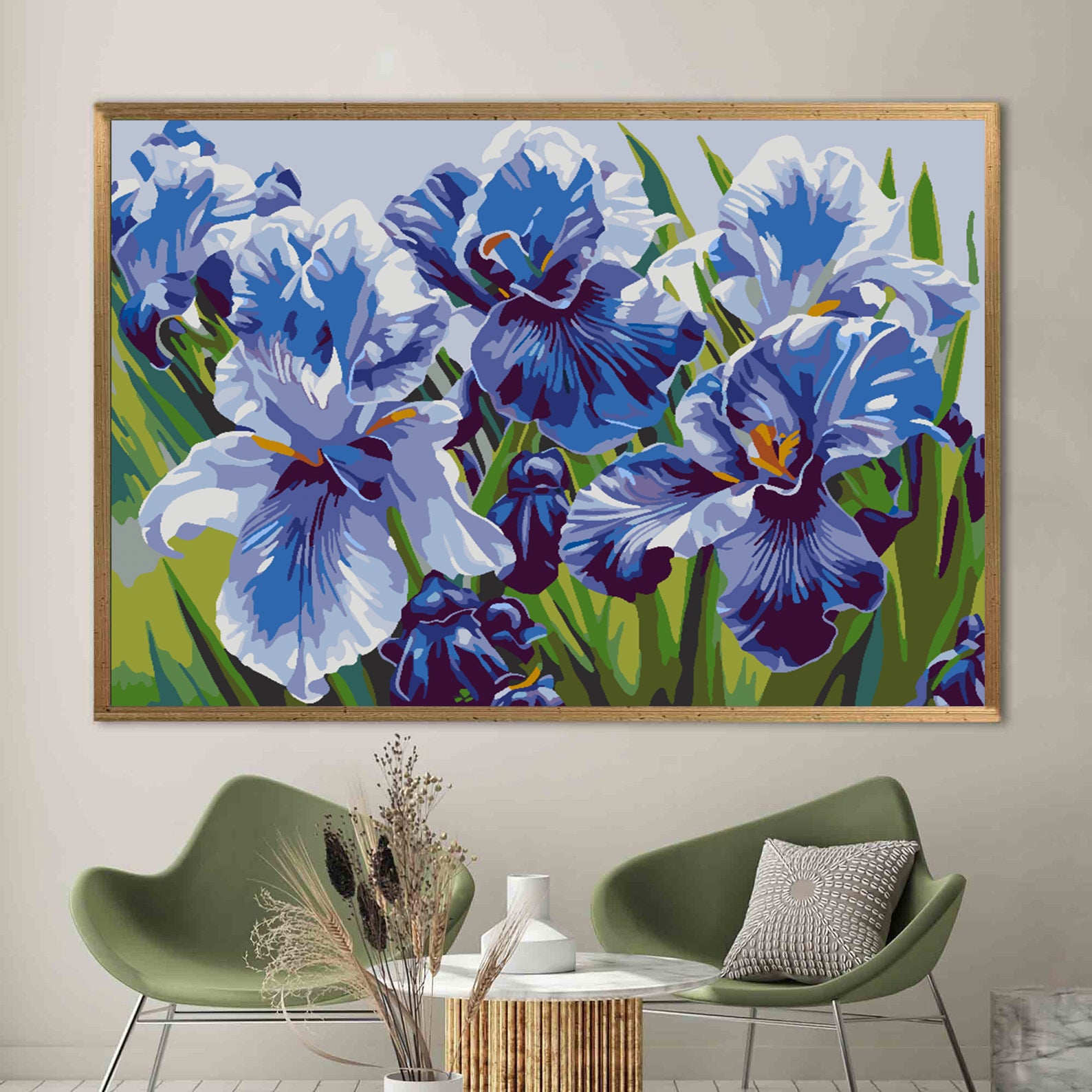 Pictura pe numere - Flori Violet 4514