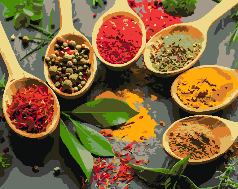 Peinture par numéros - Épices 4516