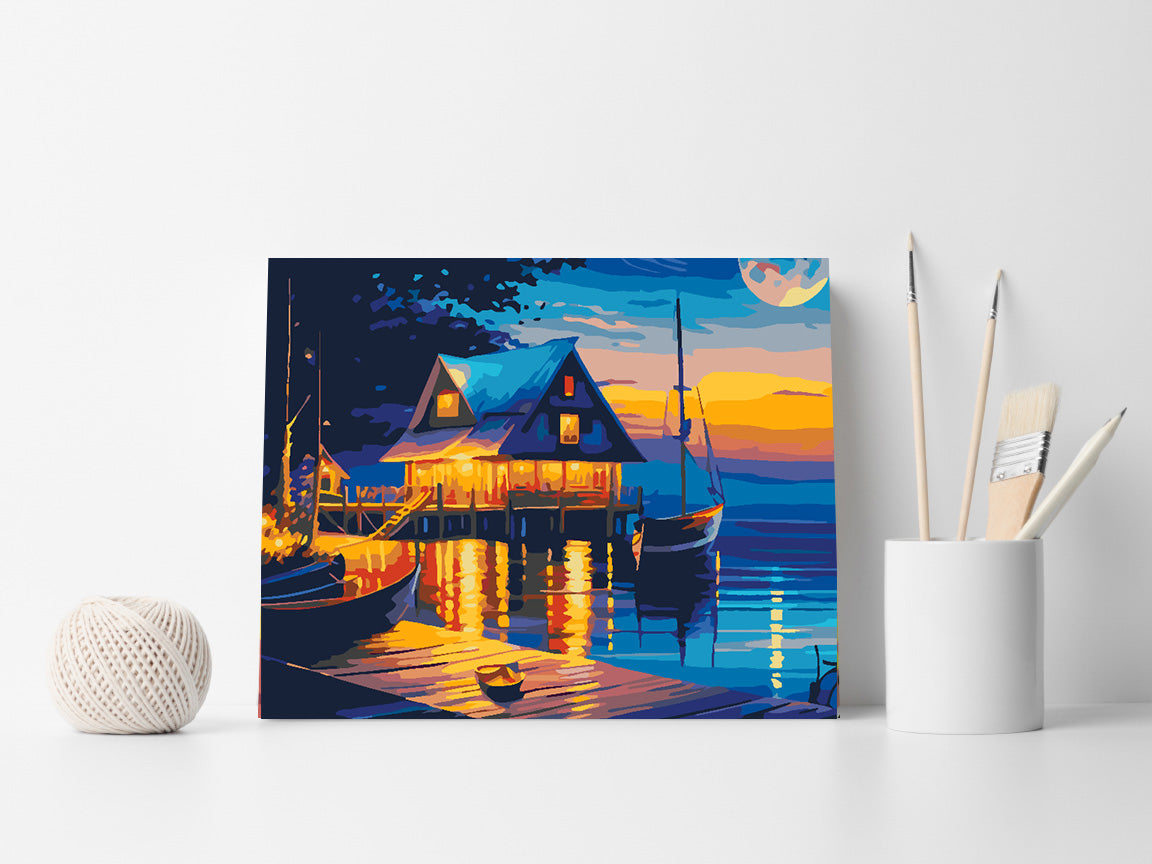 Pictura pe numere - Casa la Lac 4523