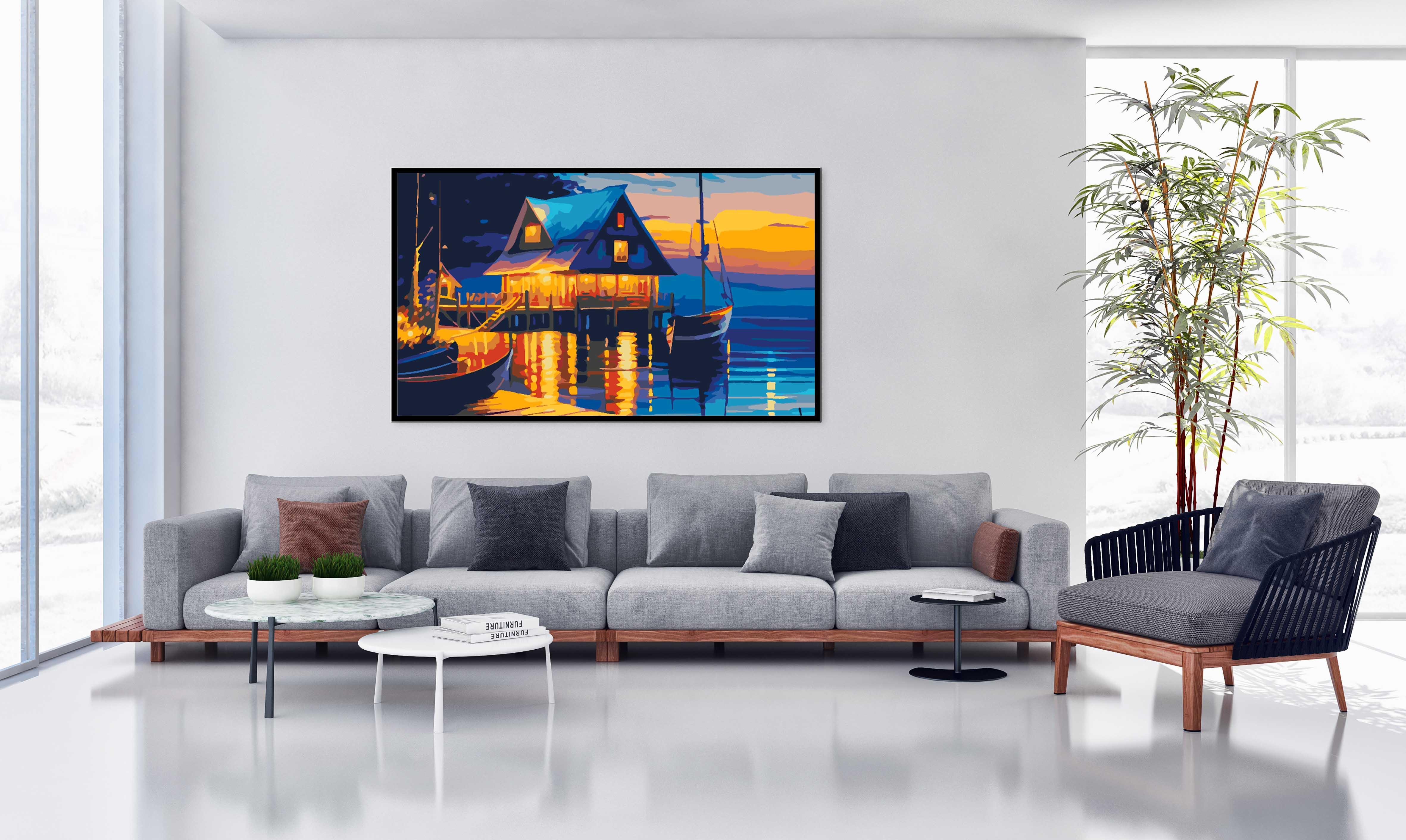 Pictura pe numere - Casa la Lac 4523