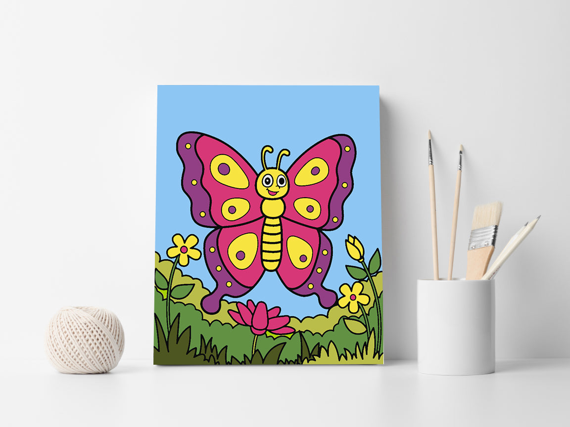 Pictura pe numere - Fluturaș 4530