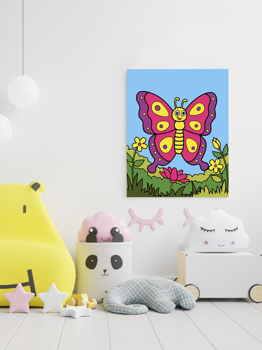 Pictura pe numere - Fluturaș 4530