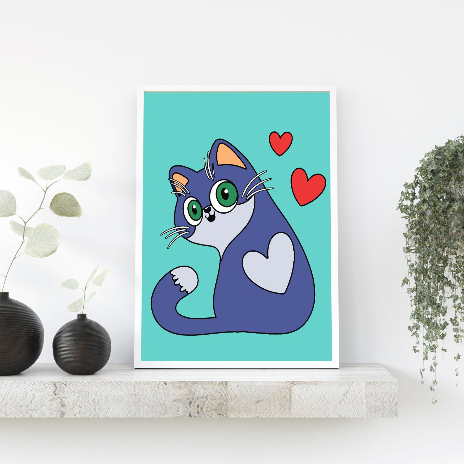 Pictura pe numere - Pisicuță pentru Copii 4529