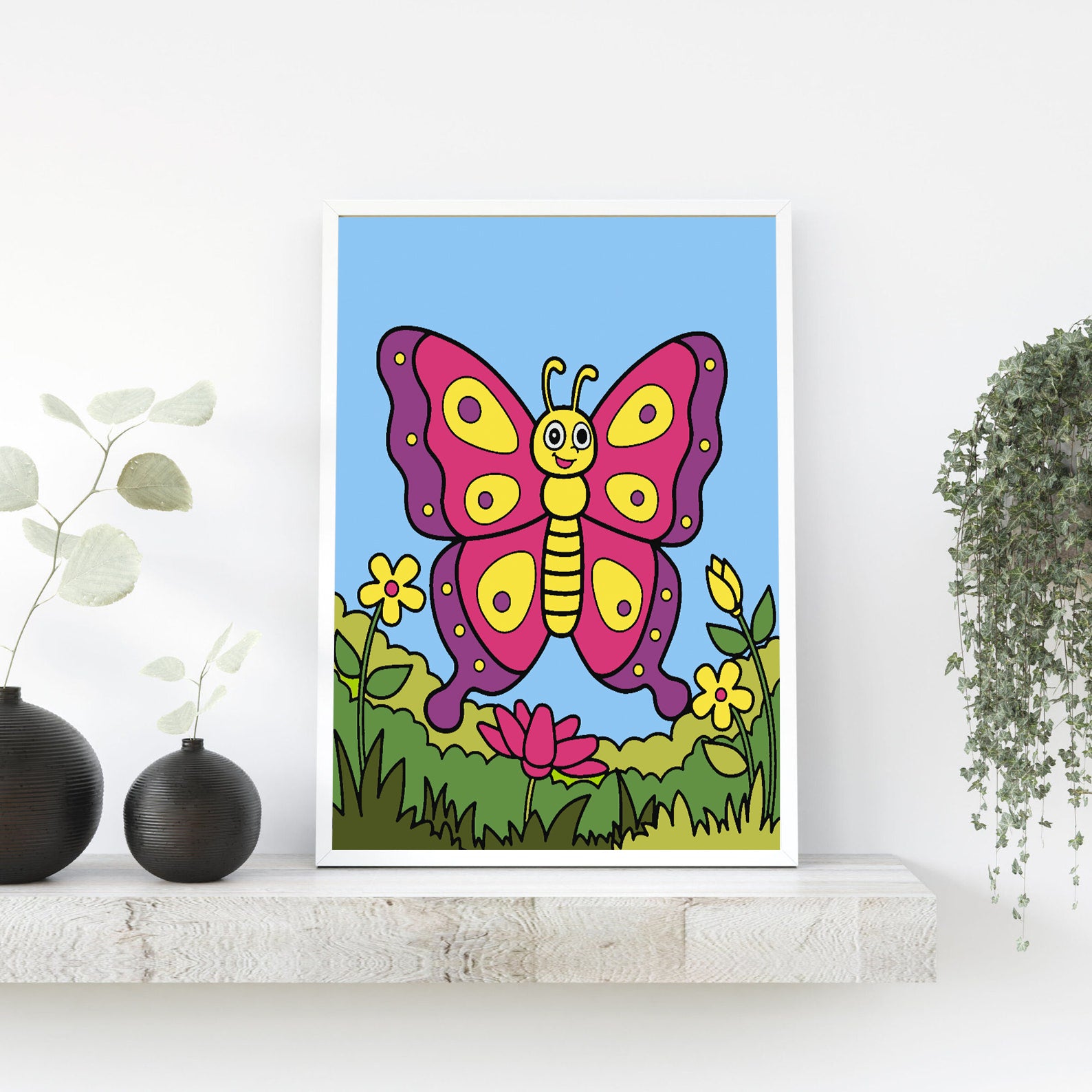 Pictura pe numere - Fluturaș 4530