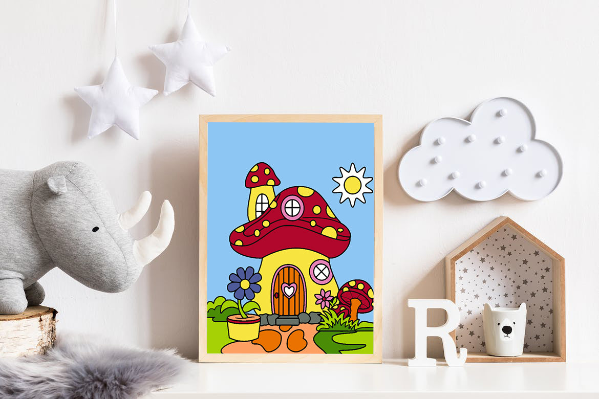 Pictura pe numere - Căsuță 4531