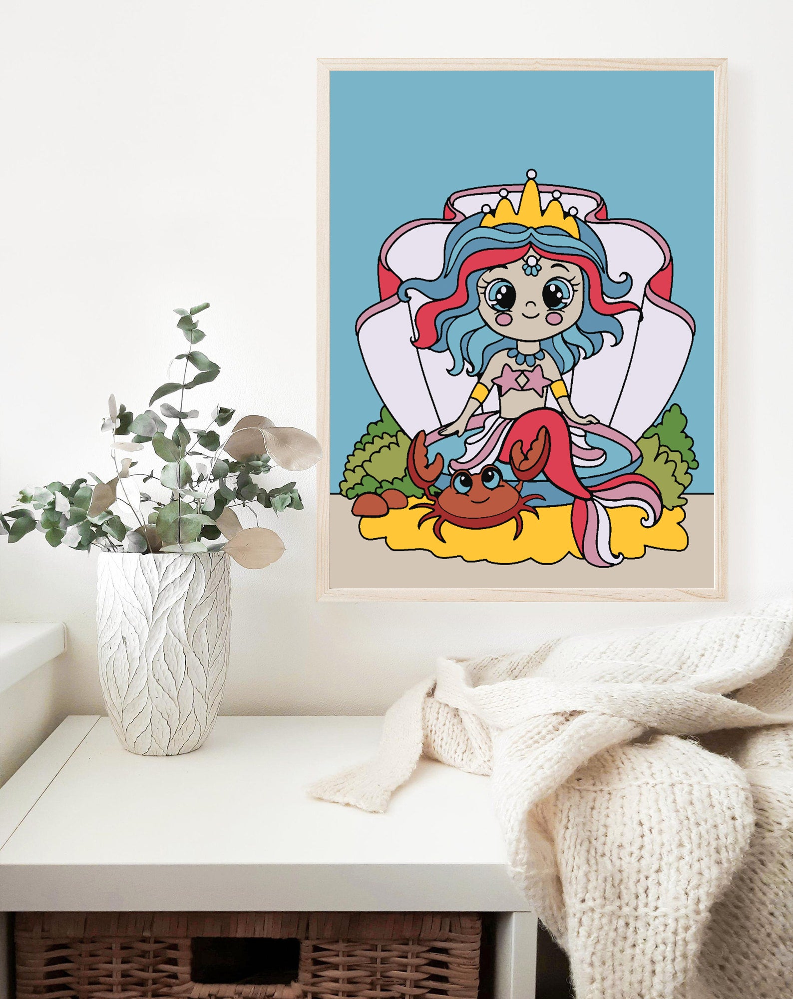 Peinture par numéros - Sirène pour enfants 4535
