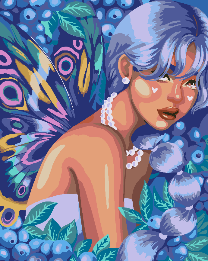 Pictura pe numere - Zână Fermecată 4536