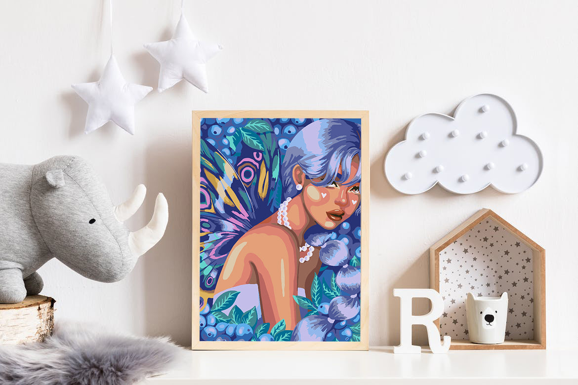 Pictura pe numere - Zână Fermecată 4536