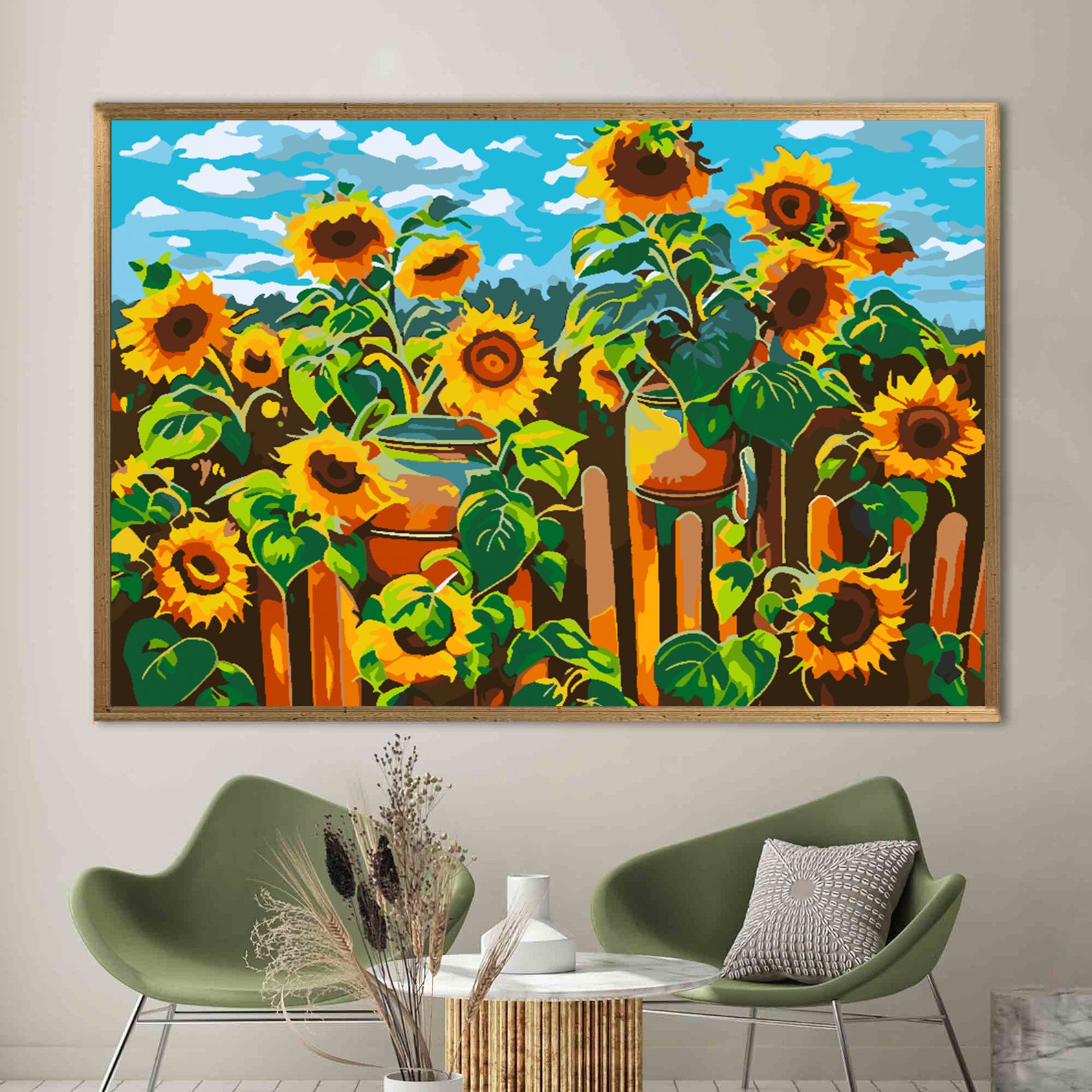 Peinture par numéros - Tournesol 4537