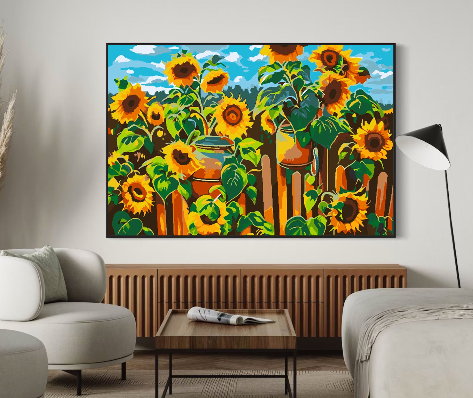 Peinture par numéros - Tournesol 4537