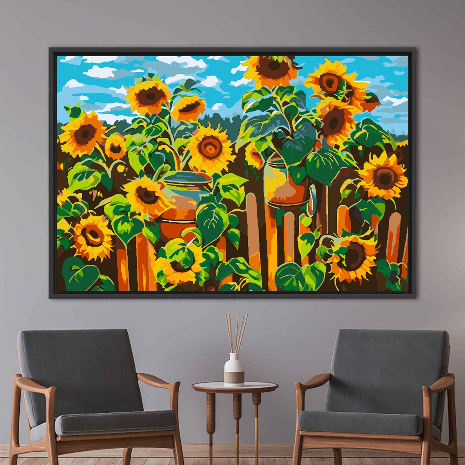 Peinture par numéros - Tournesol 4537